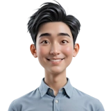 Chinese male AI teacher
